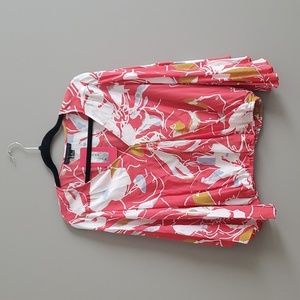 Sanctuary NWT Evereve Faux Wrap Surplice Floral Bell Sleeve‎ Blouse Size XS